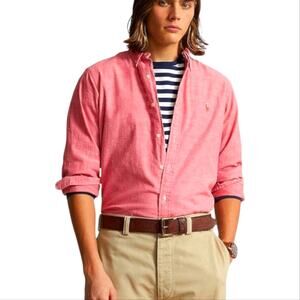 Polo Ralph Lauren Men's Big & Tall Button Up Pony Shirt Size 4XLT New‎